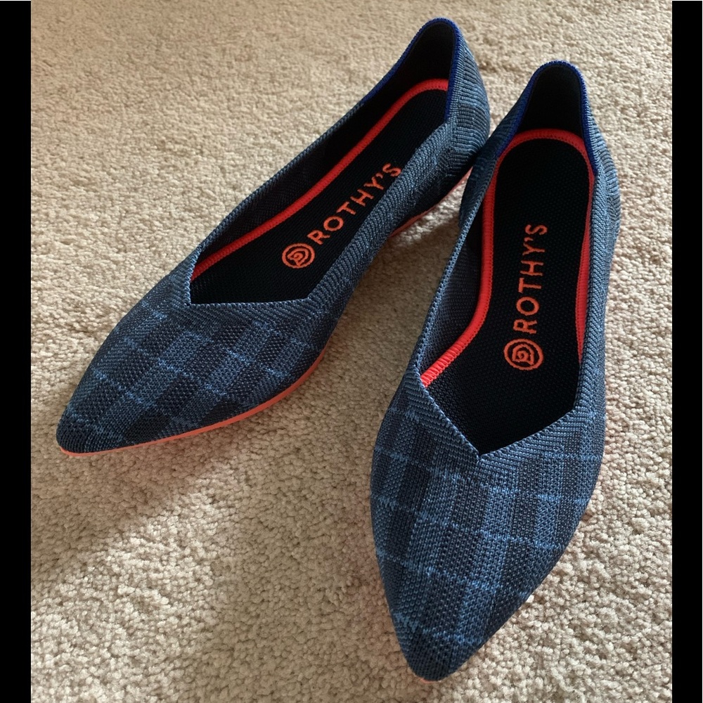 Rothy’s Pointed Flats New Size 8
